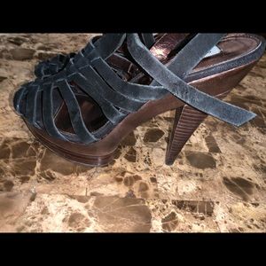 Steven Madden Black Platform